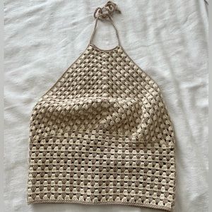 MUSIER PARIS Crochet halter top! ( sold out online)
